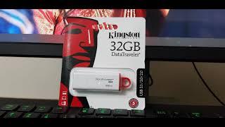 Kingston Data Traveler I G4 32GB USB3.0 Pen Drive - Unboxing & Speed test