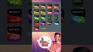 sony picture networks all channel list  | dd free dish new update today | new channel update today