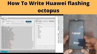 How To Write firmware Octoplus Huawei | Honor 3c H30-u10 | Huawei MTK Flashing with Octoplus  box