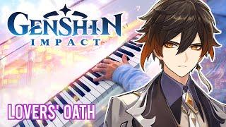 GENSHIN IMPACT - Lovers' Oath - Relaxing Piano Cover w/ Sheet Music!