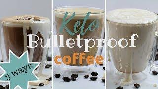 Keto Coffee THREE WAYS | How to Make Bulletproof Coffee | Keto Mocha | Low Carb Caramel Macchiato