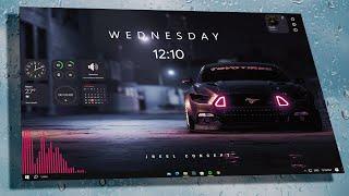 This is the best windows 10 desktop customization | Rainmeter