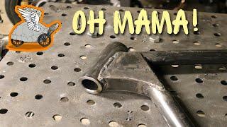 Motorcycle Frame Steering Neck Attachment | Grom Build E11