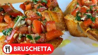 COMO HACER BRUSCHETTAS DE TOMATE | RECETA FACIL