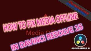  How to fix DaVinci Resolve Media Offline with HEVC H.265!!! NOT RELINKING VIDEO!!! 