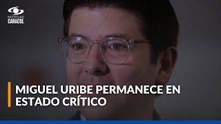 Incertidumbre por el estado de salud de Miguel Uribe Turbay: decenas de personas oran por él