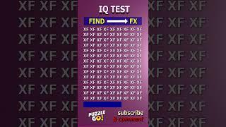 Find FX where? | Brain Teaser IQ Test #shorts #different #puzzles #opticalillusion #quiz
