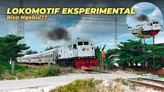 LOKOMOTIF INI BISA KOBONG⁉️ Perlintasan Kereta Api Indonesia | Lokomotif Albino | Divre 1 Sumut