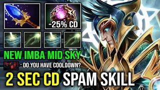 WTF 2 Second CD Spam Skill 1 Shot Mystic Flare Combo with Solo Mid Skywrath Mage Against SF Dota 2