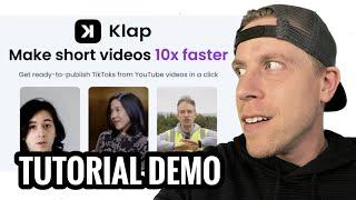 How to Use Klap.app Tutorial - Full Demo