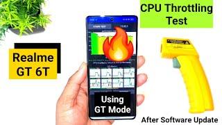 Realme GT 6T CPU Throttling Test Using GT Mode After Software Update #realmegt6t