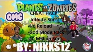 Plants vs Zombies Hack Cheat Engine 6.4 | (Unilimited Sun) (God Mode) (No Reload) - 1080pHD Mode