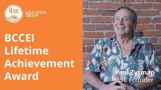 Paul Zysman talks about receiving the BCCIE Lifetime Achievement Award