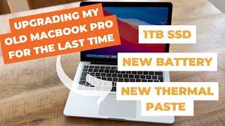 HowTo: Upgrade mid 2014 i5 MacBook PRO - 1TB SSD/NEW BATTERY/THERMAL PASTE