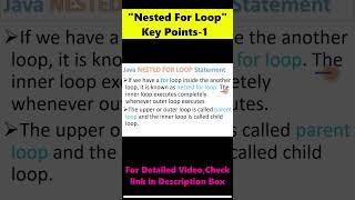 Nested FOR LOOP introduction P-1| Nested FOR LOOP क्या हैं