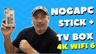 El mejor TV BOX  con WiFi 6 y 4K que probé NOGAPC STICK +  Unboxing y Review en español