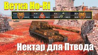 ВЕТКА HO-RI АКТУАЛЬНА ДЛЯ ПРОКАЧКИ? ОБЗОР ВСЕХ ТАНКОВ ВЕТКИ WOT BLITZ