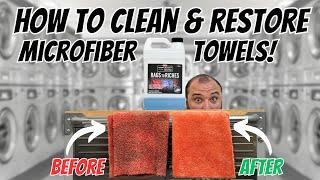 How To Wash, Dry, Maintain, & Restore Microfiber Detailing Towels!