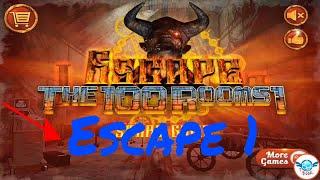 Walkthrough | Can you Escape the 100 room I  |  Escape Room 1 |  TBooK