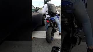 Truck Driver Tests Bikers' Patience