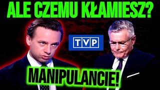 BOSAK UJAWNIŁ MANIPULACJE REDAKTORA TVP! MOCNE ZAORANIE w STUDIU TELEWIZJI