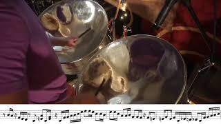 "Just the Two of Us" Steelpan Solo Transcription w/ Music