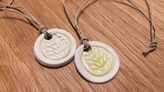 How to Make Essential Oil Clay Diffusers