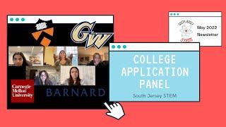 College Application Panel - South Jersey STEM