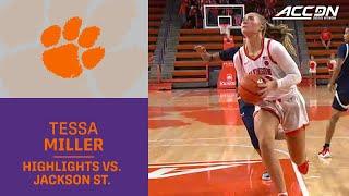 Clemson Forward Tessa Miller Shows Out In Debut