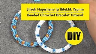 Şifreli Hapishane İşi Bileklik Yapımı | Beaded Chrochet Bracelet Tutorial #DIY #kendinyap