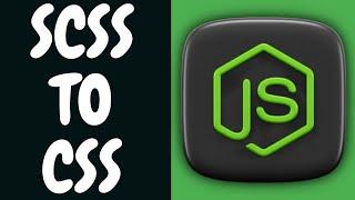 Node.js Tutorial to Convert SCSS File to CSS Using node sass Library