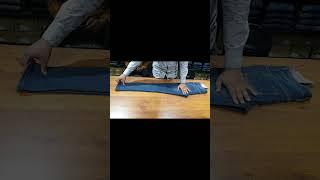 How To Fold Jeans || jeans folding tips and tricks #short