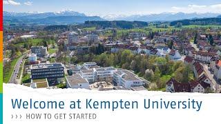 Start studying at the University of Kempten!