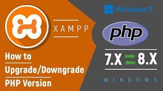 How to Upgrade or Downgrade PHP Version in XAMPP/Windows || Multiple PHP on XAMPP || in Hindi/Urdu