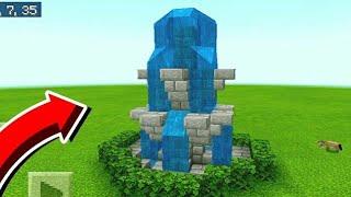 How To BUILD A WATER FOUNTAIN in Minecraft! (1.16+)