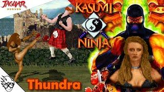 Kasumi Ninja (Atari Jaguar / 1994) - Thundra [Playthrough] [Hard]