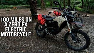 100 Miles on a Zero FX Electric Motorcycle