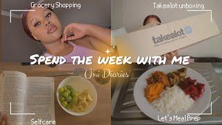 #weeklyvlog :Takealot unboxing | grocery shopping | meal prep with me | south african youtuber