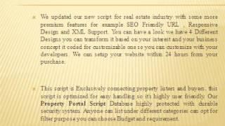 Property Portal Script / Real Estate Word Press Theme - PHP Scripts Mall