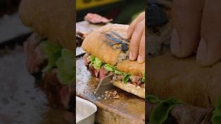 THE BIGGEST SANDWICH I’VE EVER MADE