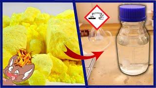 How to make sulfuric acid from sulfur