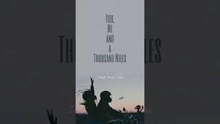 You, Me and a Thousand Miles - Joseph Amal Sabu