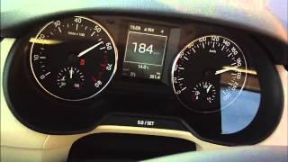 New Skoda Octavia 3 2013 1,8 TSI - acceleration 0-231 km/h