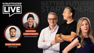NinjaTrader Live | Market Analysis + Trading: Fabio Ruggeri, Dave Keller, Jason Shapiro + Kane6/4/25