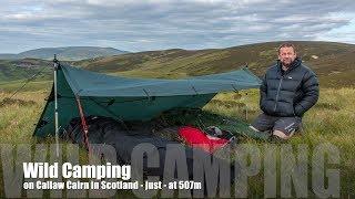 First wild camp in Scotland with a tarp and bivi