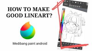 Medibang Paint Android || lineart tips