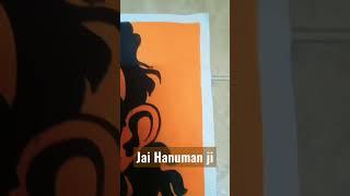 poster colour making Hanuman Ji angry painting# Shreyansh Jain Art#