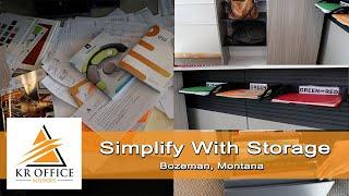 Simplify With Storage | Organizing Your Office Space | KR Office Interiors