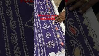 A beautiful Bandhej saree with Katwak border every woman’s first choice#ytshorts #fashion #surat#ai