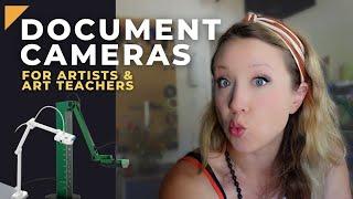 IPEVO VZ-R & OKIOCAM S | Document Cameras For ARTISTS & ART TEACHERS | Unboxing | Demonstration 